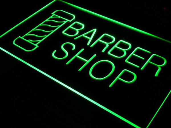ADVPRO Open Barber Shop Hair Cut LED Neon Sign st4-i005 - Green