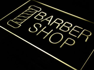 ADVPRO Open Barber Shop Hair Cut LED Neon Sign st4-i005 - Yellow