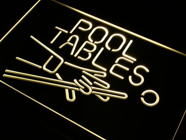ADVPRO Pool Tables Room Neon Light Sign st4-i009 - Yellow