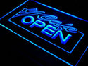 ADVPRO Open Cafe NR Restaurant Business Neon Light Sign st4-i011 - Blue