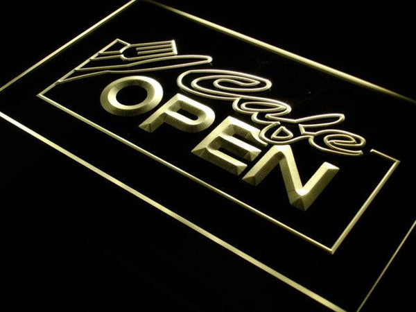 ADVPRO Open Cafe NR Restaurant Business Neon Light Sign st4-i011 - Yellow