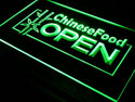 ADVPRO Open Chinese Food Displays Cafe Neon Light Sign st4-i013 - Green