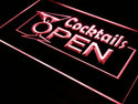 ADVPRO Open Cocktails Wine Bar Pub Club Neon Light Sign st4-i014 - Red
