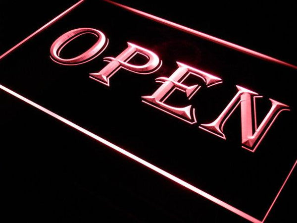ADVPRO Open Shop Cafe Bar Pub Business LED Neon Sign st4-i019 - Red