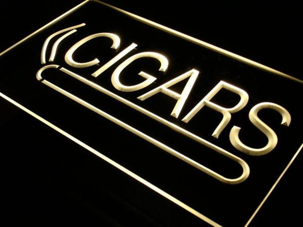 ADVPRO Cigars Cigarette Shop Display NR Neon Light Sign st4-i389 - Yellow
