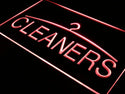 ADVPRO Cleaners Dry Cleaning Laundromat Neon Light Sign st4-i390 - Red