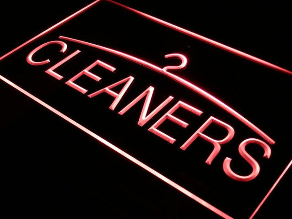 ADVPRO Cleaners Dry Cleaning Laundromat Neon Light Sign st4-i390 - Red