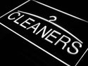 ADVPRO Cleaners Dry Cleaning Laundromat Neon Light Sign st4-i390 - White