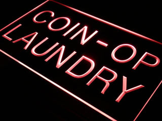 ADVPRO Coin-op Laundry Dry Clean Display New Light Sign st4-i391 - Red