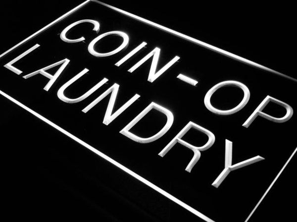 ADVPRO Coin-op Laundry Dry Clean Display New Light Sign st4-i391 - White