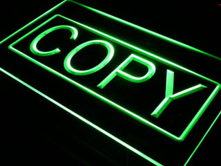 ADVPRO Copy Printing Color Shop Display Neon Light Sign st4-i392 - Green
