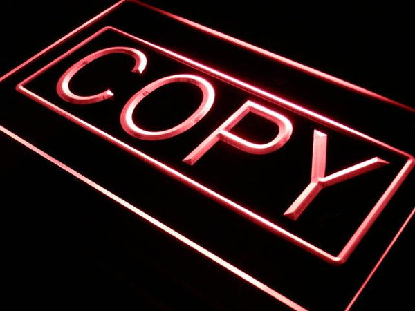 ADVPRO Copy Printing Color Shop Display Neon Light Sign st4-i392 - Red
