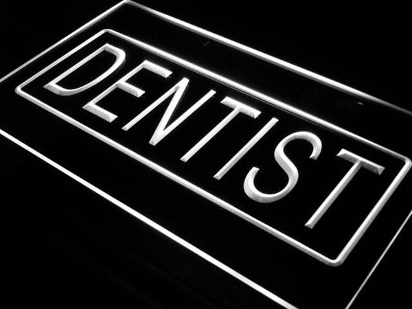ADVPRO Dentist Open Clinic Shop Display Neon Light Sign st4-i393 - White
