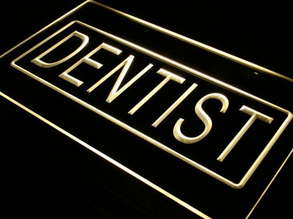 ADVPRO Dentist Open Clinic Shop Display Neon Light Sign st4-i393 - Yellow