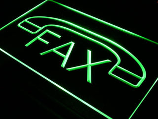 ADVPRO Fax Machine Phone Display New Neon Light Sign st4-i397 - Green