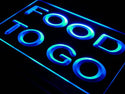 ADVPRO Food to Go Delivery Service New Neon Light Sign st4-i399 - Blue