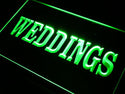 ADVPRO Weddings Services Shop Neon Light Sign st4-i400 - Green
