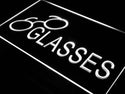 ADVPRO Glasses Optical Eye Care Shop NR Neon Light Sign st4-i402 - White