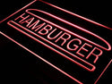 ADVPRO Hamburger Display Shop Cafe Bar Neon Light Sign st4-i403 - Red