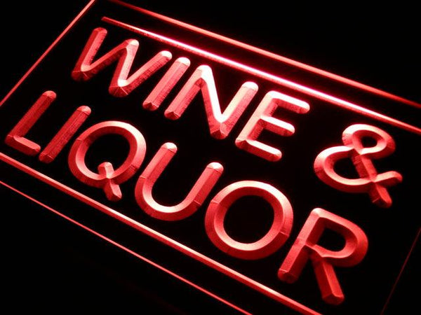 ADVPRO Wine and Liquor Store Neon Light Sign st4-i405 - Red