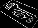 ADVPRO Keys Shop Lock Key Display Neon Light Sign st4-i406 - White