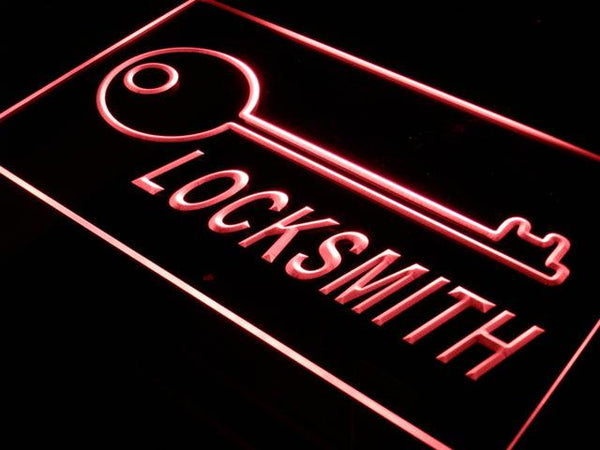 ADVPRO Locksmith Keys Display Lock Open Neon Light Sign st4-i408 - Red