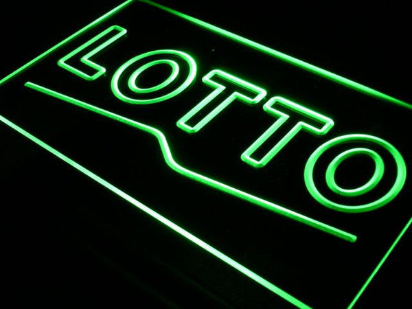 ADVPRO LOTTO Lottery Open Display Shop Neon Light Sign st4-i409 - Green