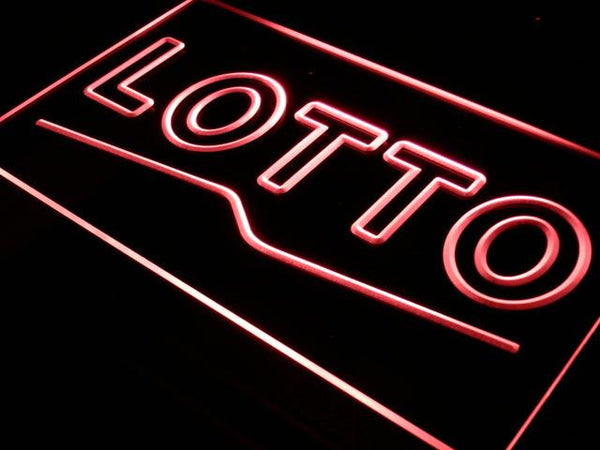 ADVPRO LOTTO Lottery Open Display Shop Neon Light Sign st4-i409 - Red