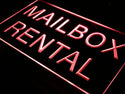 ADVPRO Mail Box Rental Display Lure New Neon Light Sign st4-i410 - Red