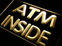 ADVPRO ATM Inside Display Neon Light Sign st4-i411 - Yellow