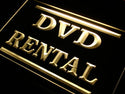 ADVPRO DVD Rental Shop Store Neon Light Sign st4-i412 - Yellow