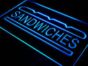 ADVPRO Sandwiches Cafe Shop Bar Pub New Neon Light Sign st4-i413 - Blue