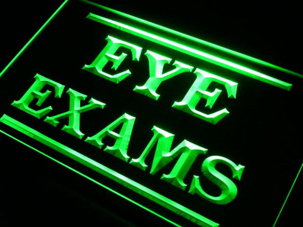 ADVPRO Eyes Exams Optical Shop Neon Light Sign st4-i415 - Green