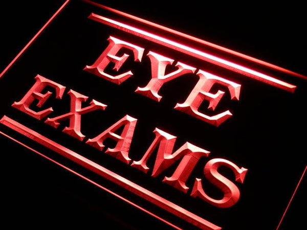 ADVPRO Eyes Exams Optical Shop Neon Light Sign st4-i415 - Red