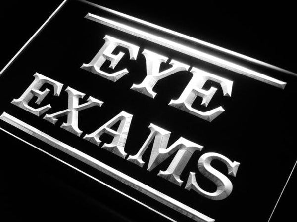 ADVPRO Eyes Exams Optical Shop Neon Light Sign st4-i415 - White