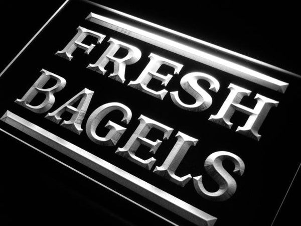 ADVPRO Fresh Bagels Shop Neon Light Sign st4-i416 - White