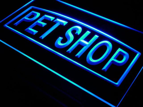 ADVPRO Pet Shop Supplies Grooming Dog Neon Light Sign st3-i451 - Blue