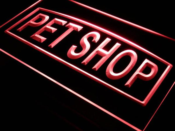 ADVPRO Pet Shop Supplies Grooming Dog Neon Light Sign st3-i451 - Red