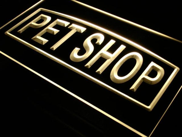 ADVPRO Pet Shop Supplies Grooming Dog Neon Light Sign st3-i451 - Yellow