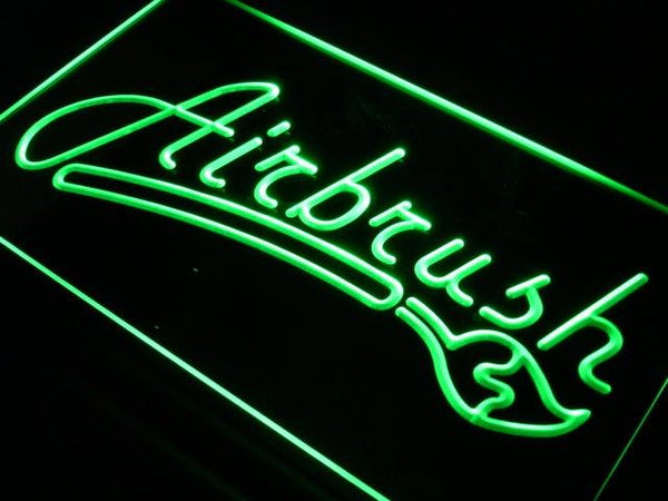 ADVPRO Airbrush Shop Display Decor Bar Neon Light Sign st3-i455 - Green