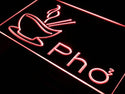 ADVPRO Pho Vietnamese Vietnam Noodle Food Light Sign st3-i459 - Red