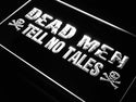 ADVPRO Dead Men Tell No Tales Pirate Neon Light Sign st4-j651 - White