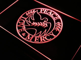 ADVPRO Peace Love Mercy Home Decor Gift Neon Light Sign st4-j652 - Red