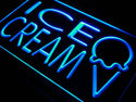 ADVPRO Ice Cream Display Shop Cafe Bar Neon Light Sign st4-j653 - Blue