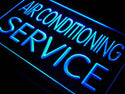 ADVPRO Air Conditioning Service Open NR Neon Light Sign st4-j661 - Blue