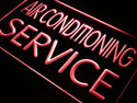 ADVPRO Air Conditioning Service Open NR Neon Light Sign st4-j661 - Red