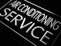 ADVPRO Air Conditioning Service Open NR Neon Light Sign st4-j661 - White