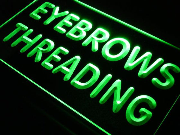 ADVPRO Eyebrows Threading Beauty Salon Neon Light Sign st4-j665 - Green