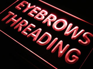ADVPRO Eyebrows Threading Beauty Salon Neon Light Sign st4-j665 - Red