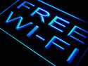 ADVPRO Free Wi-Fi Internet Access Cafe Neon Light Sign st4-j666 - Blue